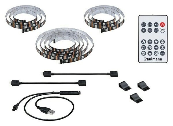 Paulmann LED traka EntertainLED 65'' (Duljina: 240 cm, Boja svjetla: RGB, 4 W)