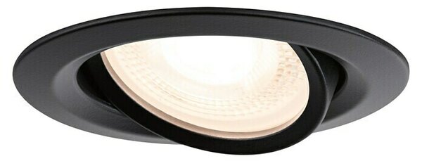Paulmann Nova LED ugradbena svjetiljka, okrugla Nova Plus (35 W, Ø x V: 9,3 x 4,5 cm, Crna)