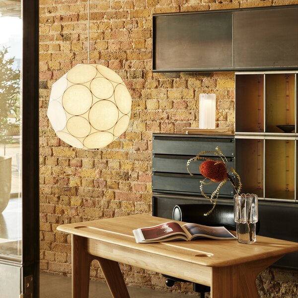 Tom Dixon Soft viseća svjetiljka, Ø 45 cm, bijela, plastika, E27, prigušiva, Bijela, Dnevni boravak/blagovaonica, Plastika, Metak