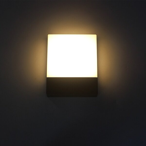 Green Tech Vanjska zidna LED svjetiljka Jupiter (15 W, 200 x 160 x 45 mm, IP54)