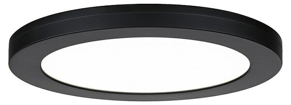 Paulmann LED ugradbena svjetiljka, okrugla (19 W, Ø x V: 22,5 x 1,9 cm, Neutralno bijelo, Crna)