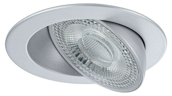 Paulmann LED ugradbena svjetiljka (Topla bijela, Promjer: 10,5 cm, Srebrna, 1 Kom.)