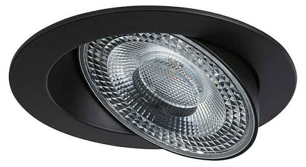 Paulmann LED ugradbena svjetiljka (Topla bijela, Promjer: 10,5 cm, Crna, 1 Kom.)