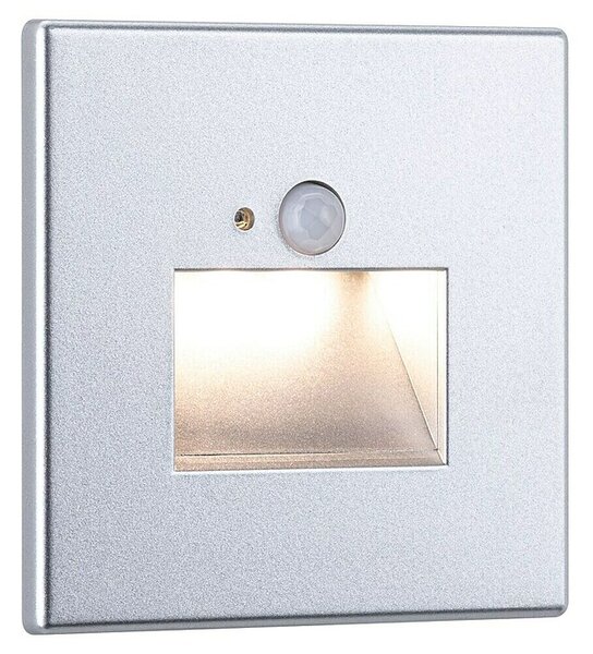 Paulmann LED zidni reflektor (2,2 W, D x Š x V: 4,2 x 8 x 8 cm, Krom mat, Topla bijela)