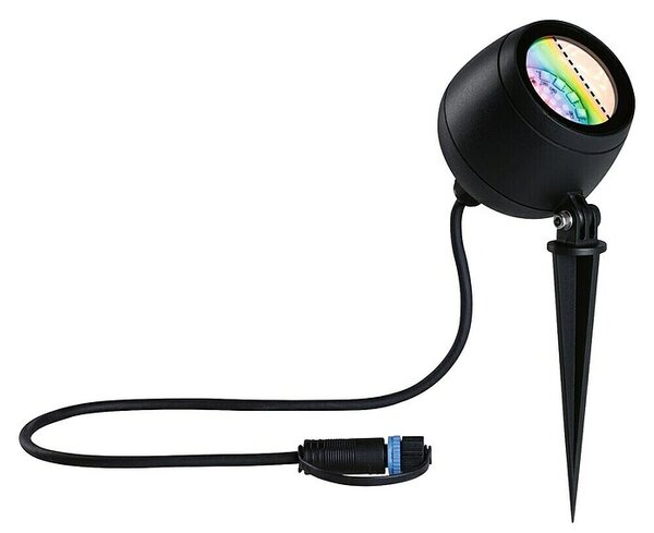 Paulmann Plug & Shine Vrtna LED spot svjetiljka Kikolo (6,2 W, IP65, RGBW, Antracit)