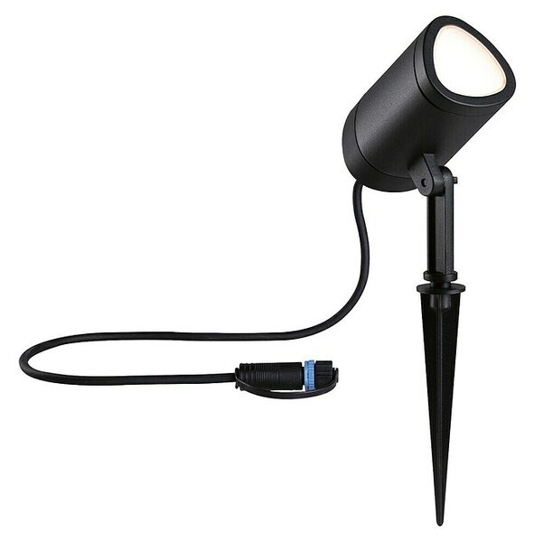 Paulmann Plug & Shine Vrtna LED spot svjetiljka (6,5 W, IP65, RGBW, Antracit)