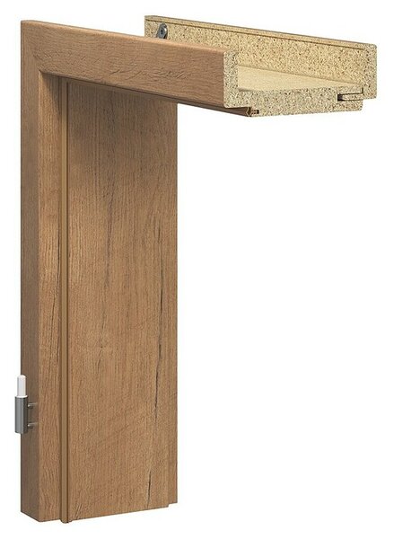 GetaDoor Laminit Dovratnik GL335 (750 x 2.000 mm, Debljina stijenke: 145 mm, Smjer otvaranja: Lijevo, Svijetlo smeđa)