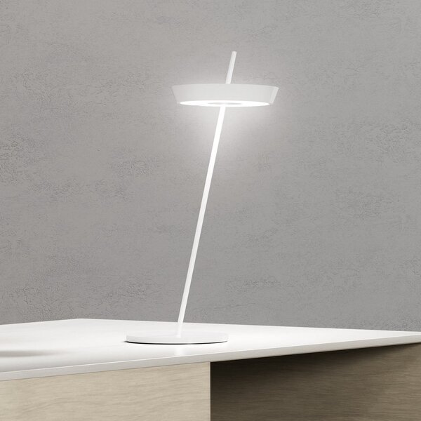 Sigor Mahina LED stolna lampa na baterije, bijela, visina 36 cm, metalna, CCT, prigušiva, Bijela, Dnevni boravak/blagovaonica, Aluminij