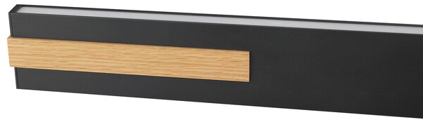 Brilliant Streamline LED viseća svjetiljka, duljina 130 cm, crna, metalna, prigušiva, Crno, Dnevni boravak/blagovaonica, Metal