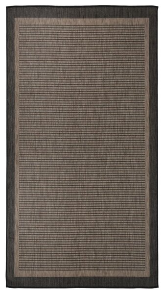VidaXL Vanjski tepih ravno tkanja 80 x 150 cm tamnosmeđi