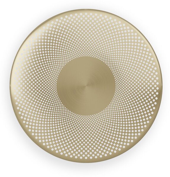 Northern LED zidna svjetiljka Glint boje mesinga, čelik, Ø 25 cm, prigušiva, Zlato / mjed, Dnevni boravak/blagovaonica, Aluminij