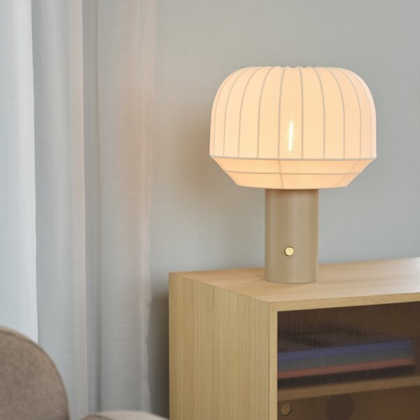 Northern Stolna lampa Tradition, tekstil, prljavobijela, E27, prigušiva, Bijela, Dnevni boravak/blagovaonica, Tkanina / tekstil