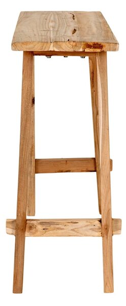 Pomoćni stol od masivne tikovine u prirodnoj boji 30x90 cm Girona – House Nordic
