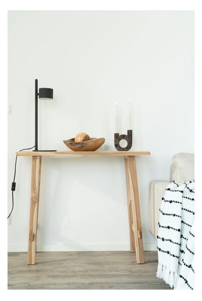 Pomoćni stol od masivne tikovine u prirodnoj boji 30x90 cm Girona – House Nordic