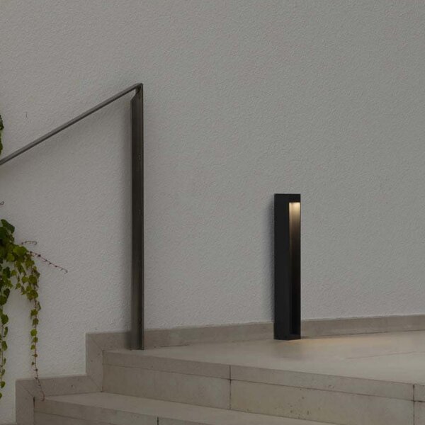FARO BARCELONA Cerler LED postolje, antracit, 60 cm, metal, IP65, CCT, Sivo, Aluminij