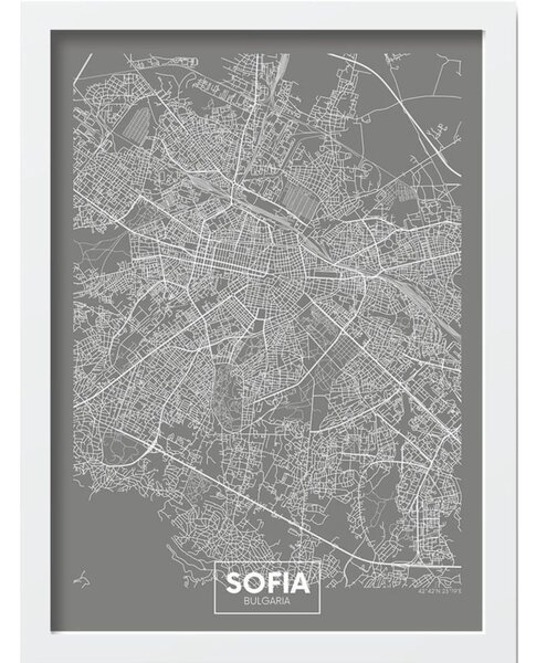 Plakat u okviru 40x55 cm Sofia - Wallity