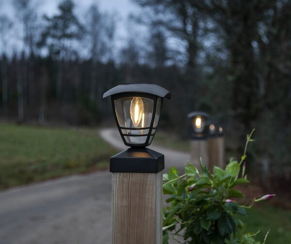 Vanjska solarna LED svjetiljka Star Trading Felix, visina 19 cm