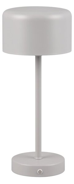 Svijetlo siva LED stolna lampa s mogućnošću zatamnjivanja (visina 30 cm) Jeff – Trio