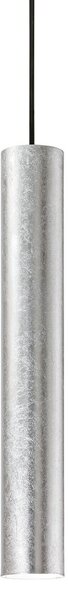 IDEAL LUX Viseća svjetiljka Ideal Lux Look, srebrna, Ø 6 cm, metalna, Metalik, Dnevni boravak/blagovaonica, Metal