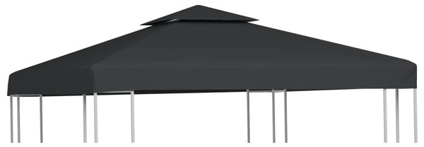 VidaXL Zamjenski pokrov za sjenicu 310 g/m² tamnosivi 3 x 3 m