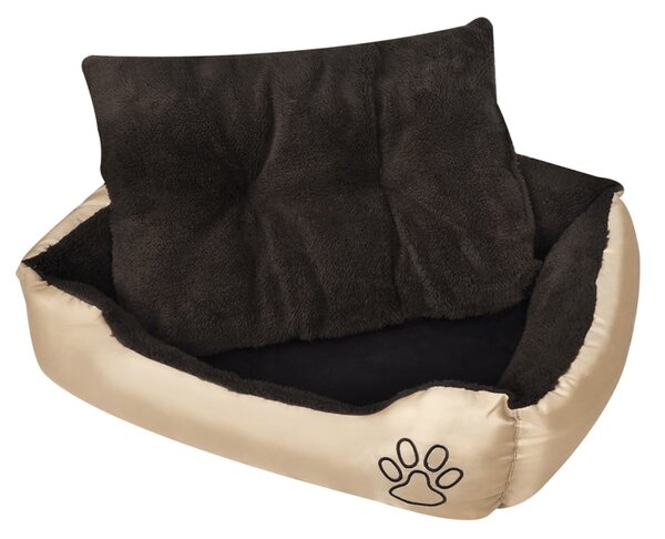 VidaXL Topli krevet za pse s podstavljenim jastukom XL