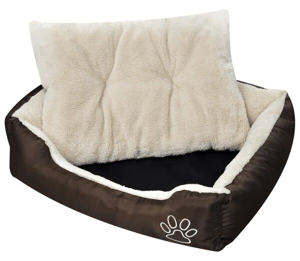 VidaXL Topli krevet za pse s podstavljenim jastukom S
