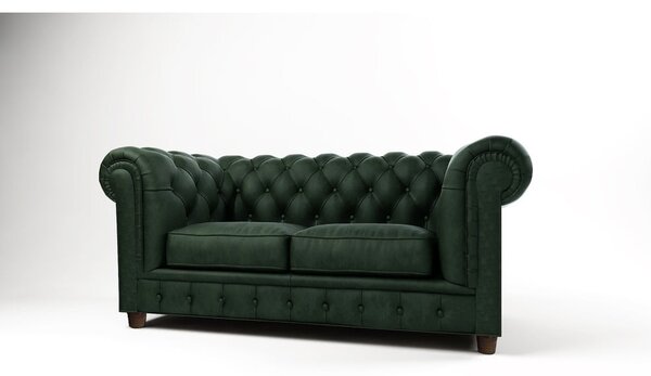 Tamno zelena baršunasta sofa 184 cm Cambridge - Ropez