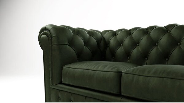 Tamno zelena baršunasta sofa 184 cm Cambridge - Ropez