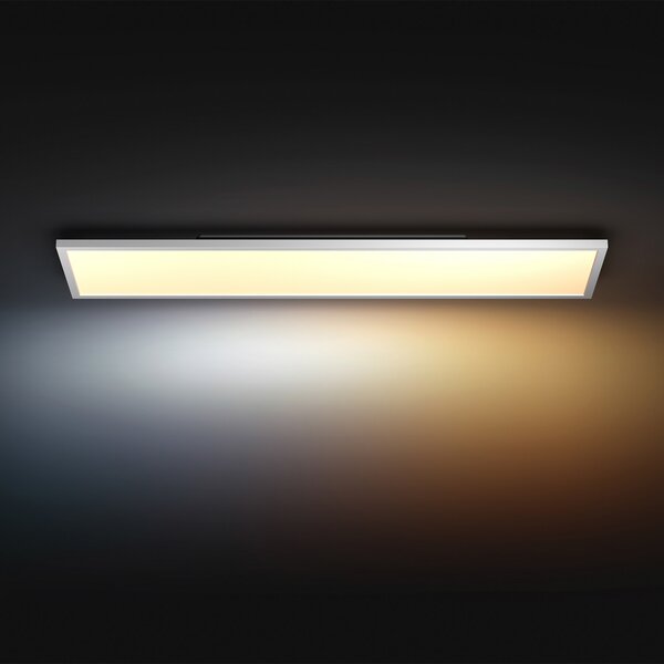 Philips Hue LED panel White Ambiance Aurelle, 120x30cm, bijela, prigušiva, Bijela, Dnevni boravak/blagovaonica, Metal