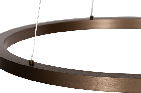 Osvjetljenje za viseću lampu brončano 60 cm uključujući LED 3-stupanjsko prigušivanje - Girello