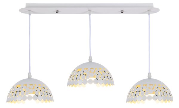 LISA WHITE viseća lampa 3xE27