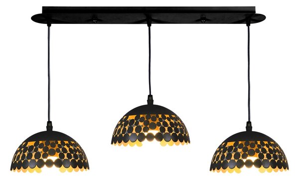LISA BLACK viseća lampa 3xE27