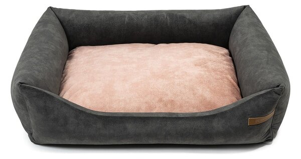 Ružičasto-tamno sivi krevet za pse 75x85 cm SoftBED Eco L – Rexproduct