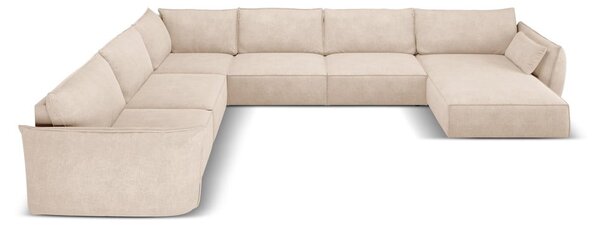Bež kutna garnitura (lijevi kut) Vanda - Mazzini Sofas