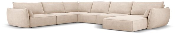 Bež kutna garnitura (lijevi kut) Vanda - Mazzini Sofas