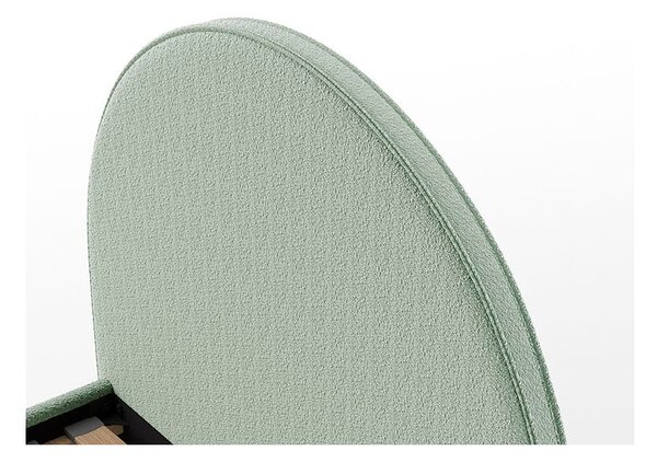 Zeleni tapecirani krevet s podnicom 90x200 cm MOON – Vipack