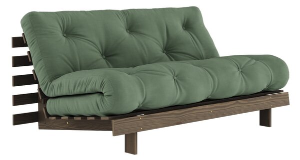 Zelena sklopiva sofa 160 cm Roots – Karup Design