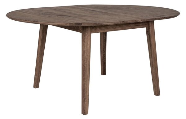 Okrugli proširiv blagovaonski stol od punog hrasta ø 118 cm Metz – House Nordic