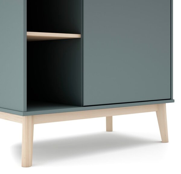 Dječja garderoba prljavo zelena 90x180x52 cm Esteban – Marckeric