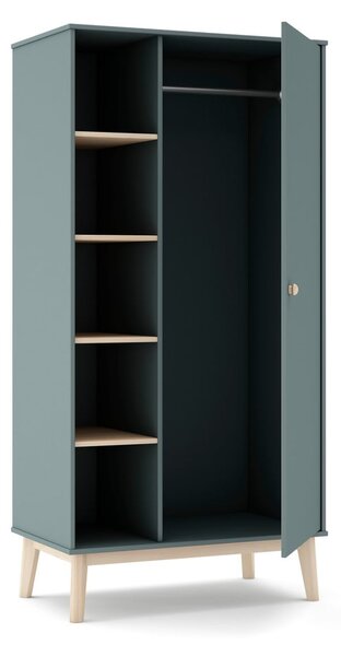 Dječja garderoba prljavo zelena 90x180x52 cm Esteban – Marckeric