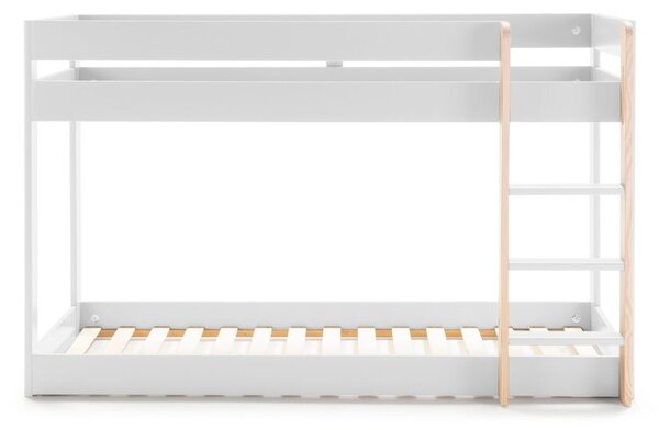 Bijeli dječji krevet na kat 90x190 cm Angel – Marckeric