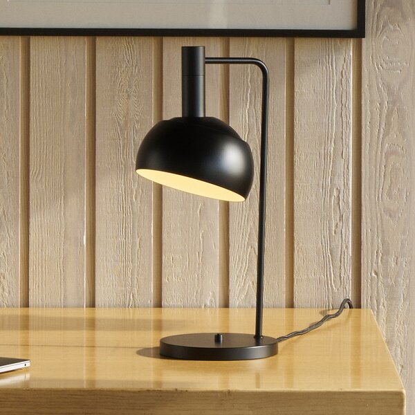 Louis Poulsen Stolna lampa FJ Elements, crna, 45 cm, E14, Crno, Dnevni boravak/blagovaonica, Aluminij