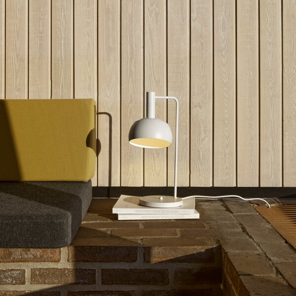 Louis Poulsen Stolna lampa FJ Elements, bijela, 45 cm, E14, Bijela, Dnevni boravak/blagovaonica, Aluminij