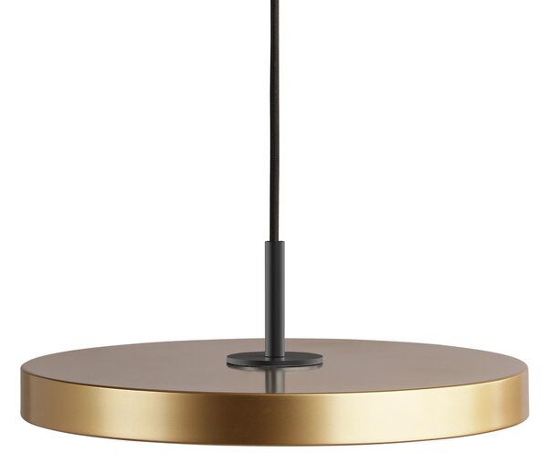 UMAGE LED viseća svjetiljka Asteria Mini, boje mesinga, Ø 31 cm, prigušiva, Zlato / mjed, Dnevni boravak/blagovaonica, Metal