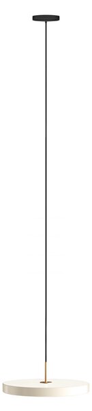 UMAGE LED viseća svjetiljka Asteria Plus Srednja biserno bijela Ø 43cm CCT, prigušiva, Bež, Dnevni boravak/blagovaonica, Metal