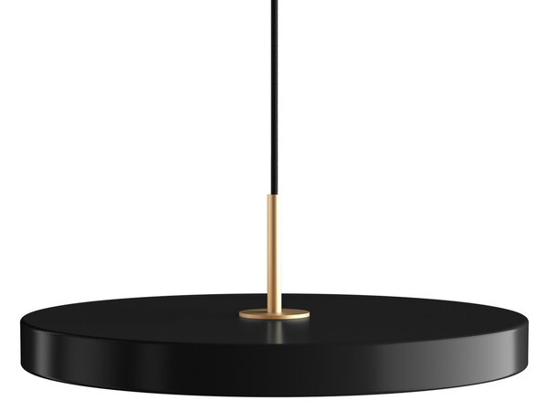 UMAGE LED viseća svjetiljka Asteria Plus srednja crna Ø 43 cm CCT, prigušiva, Crno, Dnevni boravak/blagovaonica, Metal