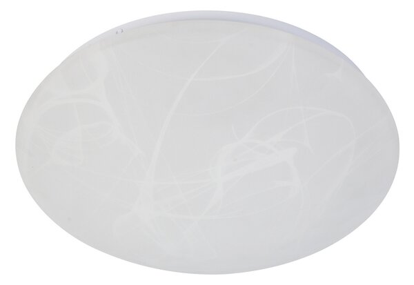 Searchlight LED stropna svjetiljka Maya, Ø 30 cm, bijela, akril, CCT, Bijela, Dnevni boravak/blagovaonica, Plastika