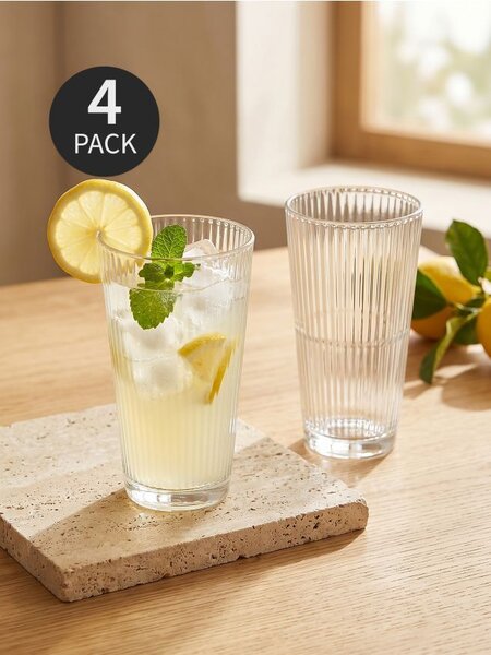 Sinsay - Set rebrastih čaša 4 pack