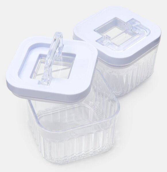 Sinsay - Set rebrastih posuda za hranu s poklopcima 2pack