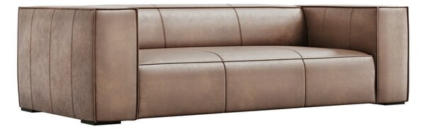 Svijetlosmeđi kožni kauč 227 cm Madame - Windsor & Co Sofas